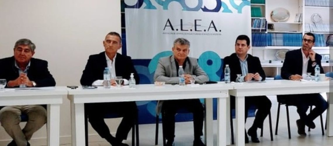 El Gerente de Juegos de Lotería del Chubut, Walter Pereyra presente en la reunión de la Junta Directiva de ALEA