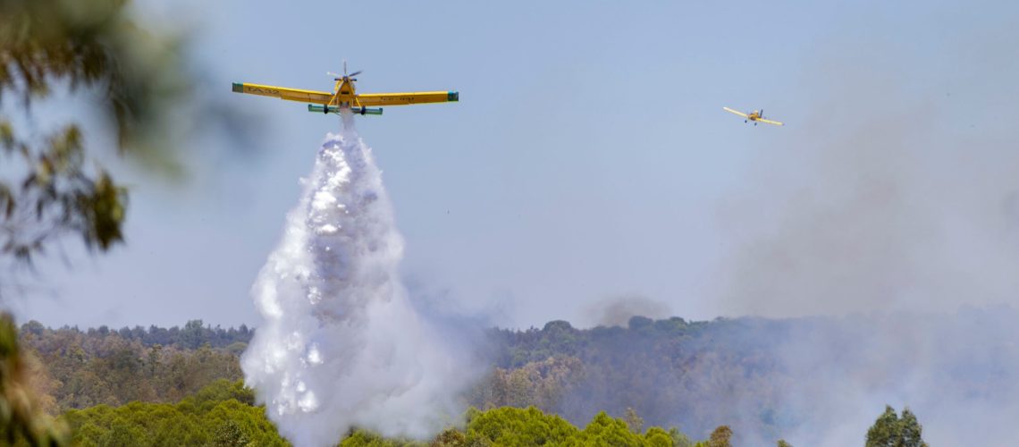 Los cambios de viento complican la extinción del incendio en Niebla (Huelva): 60 personas desalojadas y 4.000 hectáreas afectadas