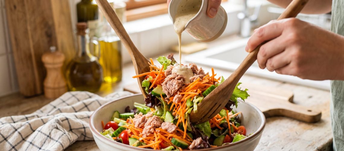 Ensalada de atún con zanahoria: Receta fácil y lista en 15 minutos