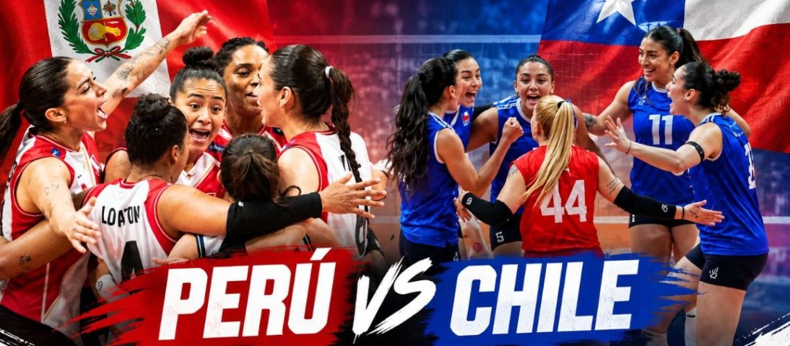 ¿A qué hora juega Perú vs Chile HOY?: Partido por fecha 5 del Campeonato Sudamericano de vóley 2026